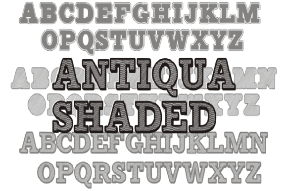 Antiqua Shaded: A Bold Display Font for Impactful Design