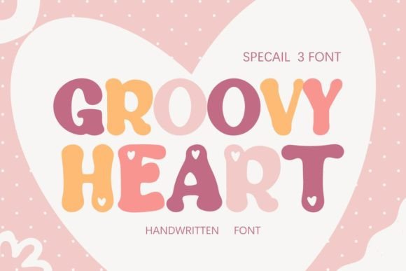 Groovy Heart: A Playful Font for Modern Romance
