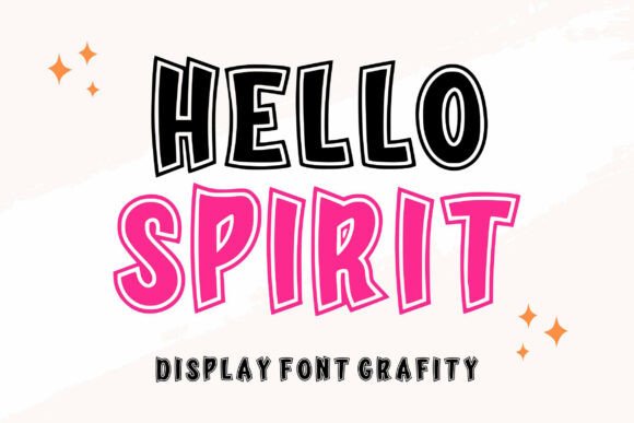 Hello Spirit: The Grunge Display Font with Unexpected Elegance