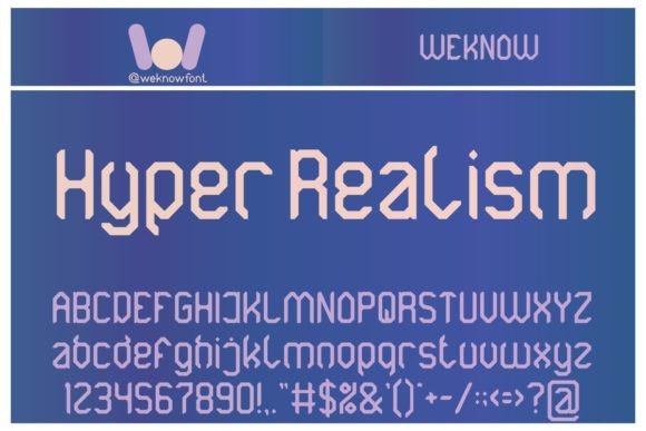 Hyper Realism: The Tech-Infused Display Font for Bold Brands
