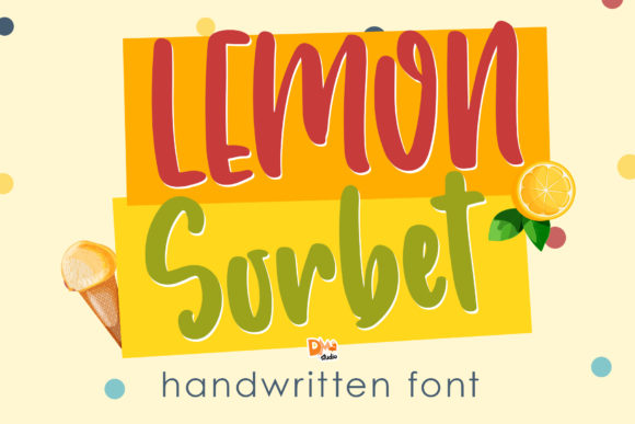 Lemon Sorbet: The Bright Display Font for Modern Creators