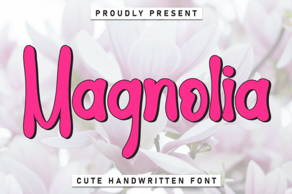 Magnolia: A Handwritten Font for Creative Projects