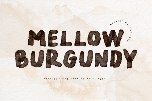 Mellow Burgundy: A Display Font for Distinctive Branding