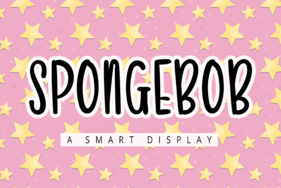 Spongebob: The Quirky Display Font for Modern Design