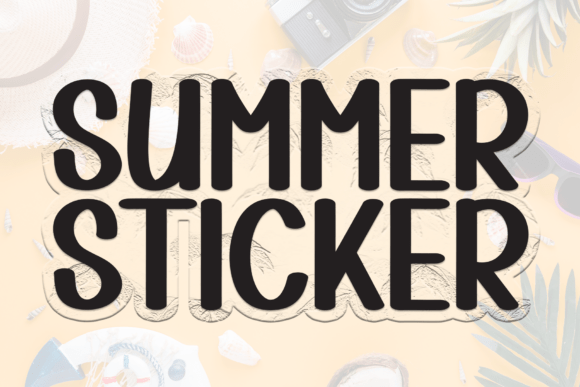 Summer Sticker: Your Key to Whimsical, Hand-Lettered Design