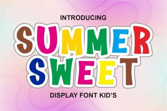 Summer Sweet: Your Instant 3D Cheerful Display Font