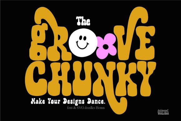The Groove Chunky: A 70s-Inspired Typeface for Bold Brands