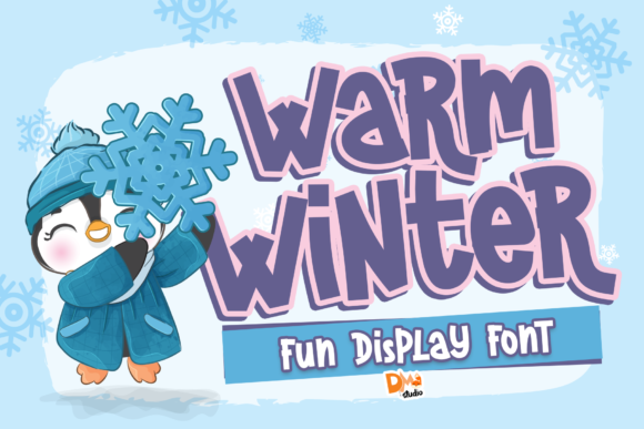 Warm Winter: A Playful Font for Authentic Projects