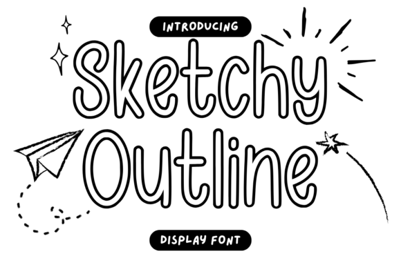 Why Sketchy Outline is a Display Font Worth Your Attention